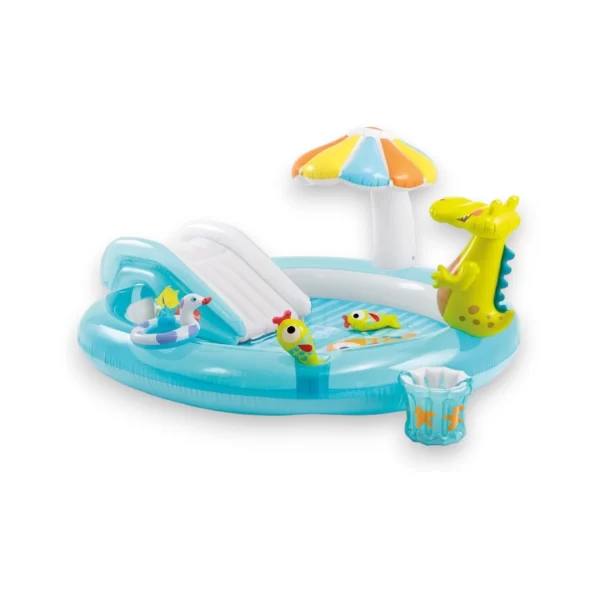 Piscina dinosaurio set Piscina dinosaurio set niño intex