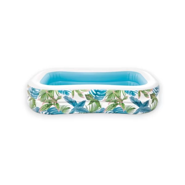Piscina rectagular estampada