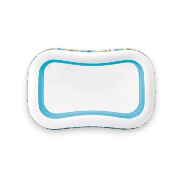 Piscina rectagular estampada
