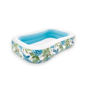 Piscina rectagular estampada