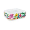 Piscina cuadrada estampada intex