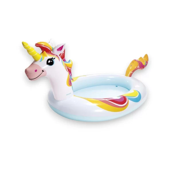 Piscina unicornio Piscina unicornio con techo intex