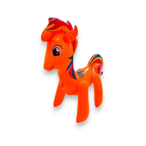 Pony colores inflable
