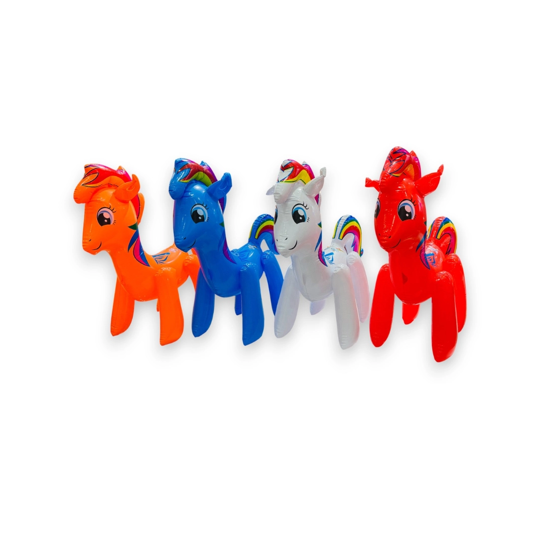 Pony colores inflable